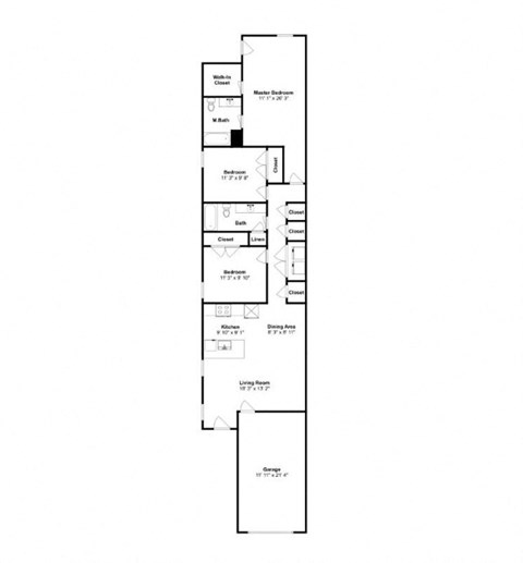 a floor plan of a house